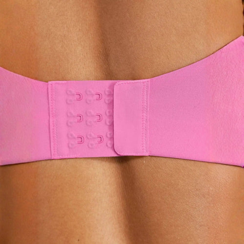 Adjustable-Strap Underwire Plunge Bra