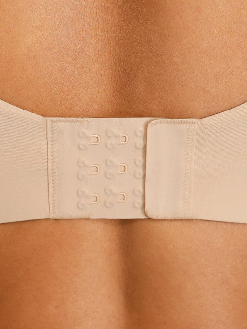 Adjustable-Strap Underwire Plunge Bra