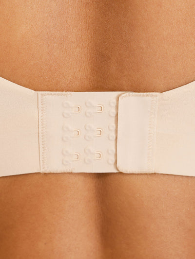 Adjustable-Strap Underwire Plunge Bra