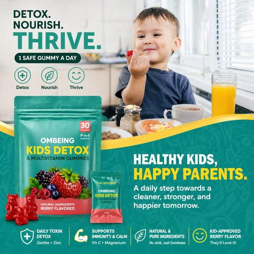 PureKids Detox & Multivitamin Gummies